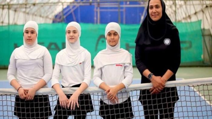 قهرمانی دختران تنیس باز ایران